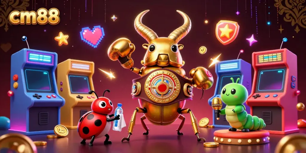 Engage in exciting games at cm88 with vibrant 3D characters and thrilling casino elements.