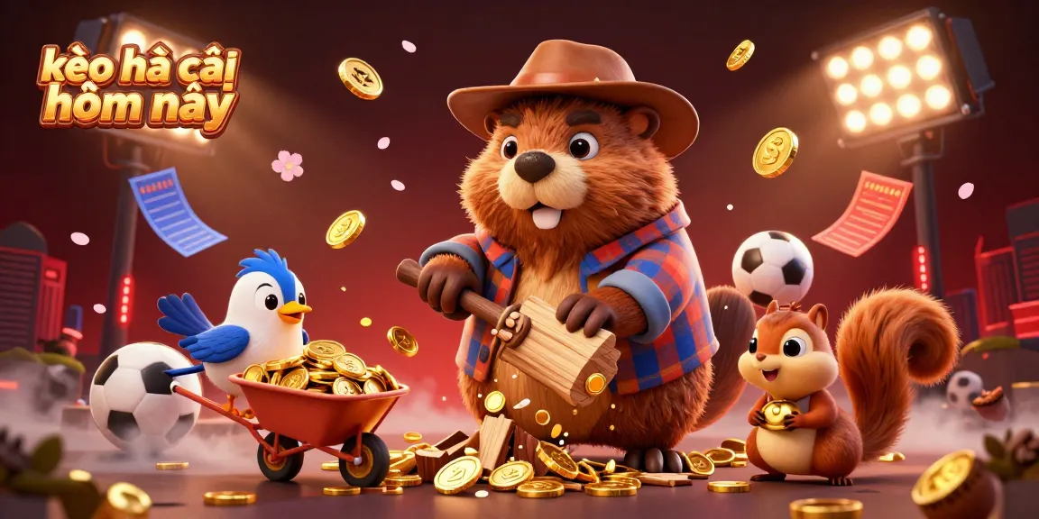 Engage with kèo nhà cái hôm nay through this vibrant illustration showcasing sports betting excitement.