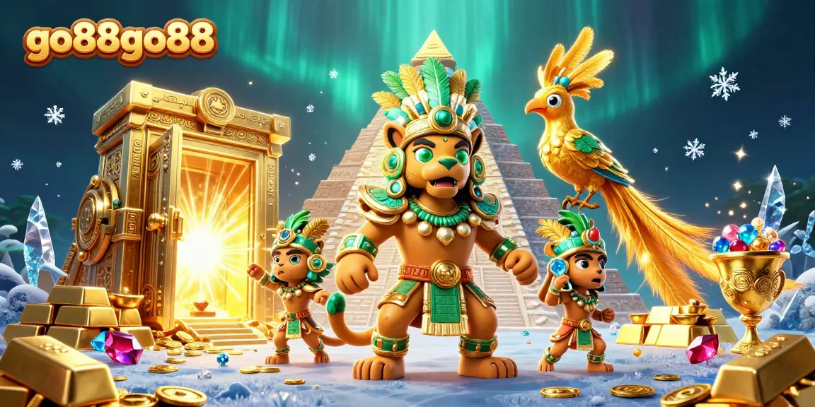 Spin the reels for fortune with go88go88, featuring vibrant treasures and an engaging atmosphere.