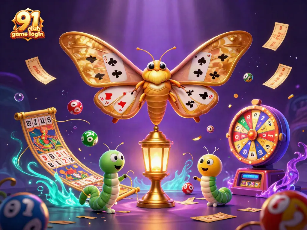 Engage with 91 club game login featuring vibrant lottery scenes and casino excitement.