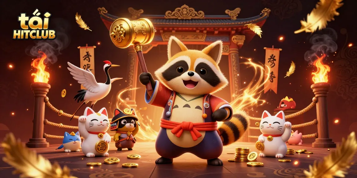 Play and win at tải HITCLUB with exciting game characters and festive atmosphere.