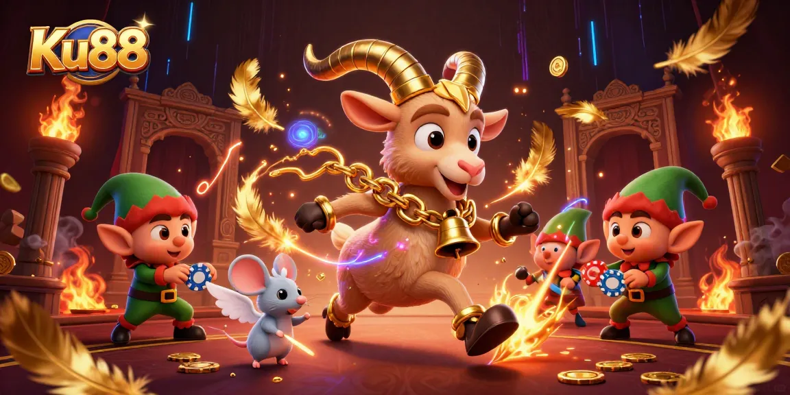 Engage with the vibrant Ku88 casino scene filled with dynamic characters and thrilling gaming action.