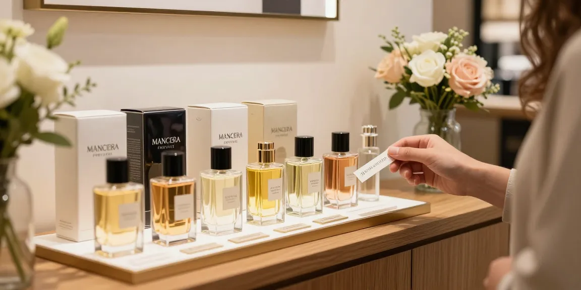 Mancera Perfumes beautifully displayed in a premium retail environment, inviting exploration of luxury fragrances.