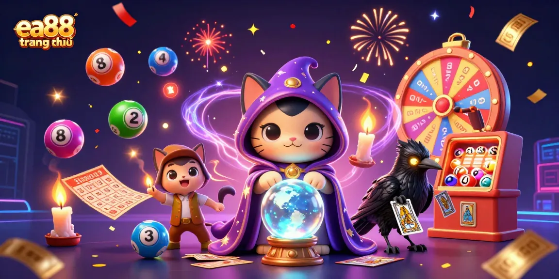 Engage in thrilling games at ea88 trang chủ with vibrant lottery elements and enchanting characters.