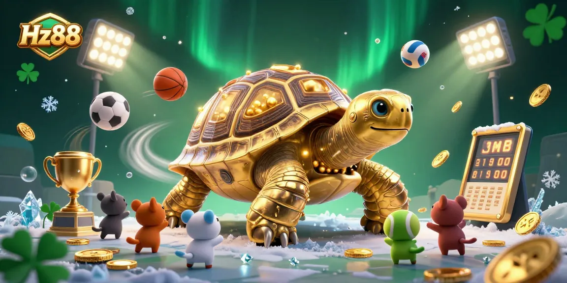 Engage with thrilling games at Hz88, featuring a vibrant casino scene filled with excitement and gold.