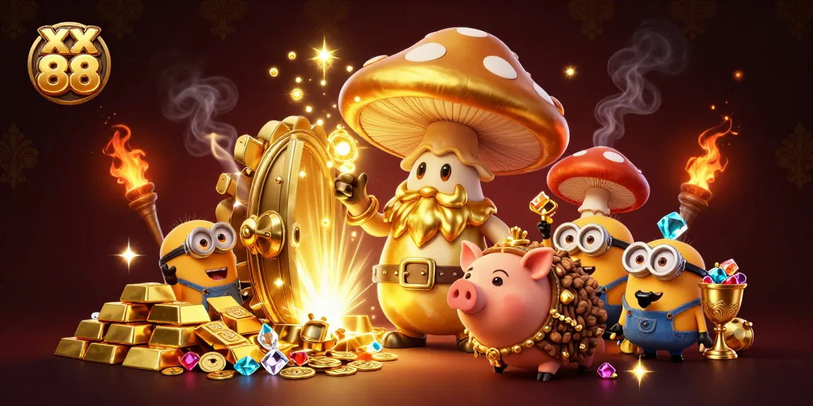 Experience the thrilling world of xx 88 with vibrant 3D graphics and magical elements in this casino scene.
