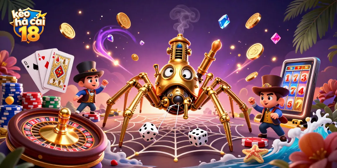 Engage with kèo nhà cái 18 in an exciting casino scene filled with dynamic gaming elements.