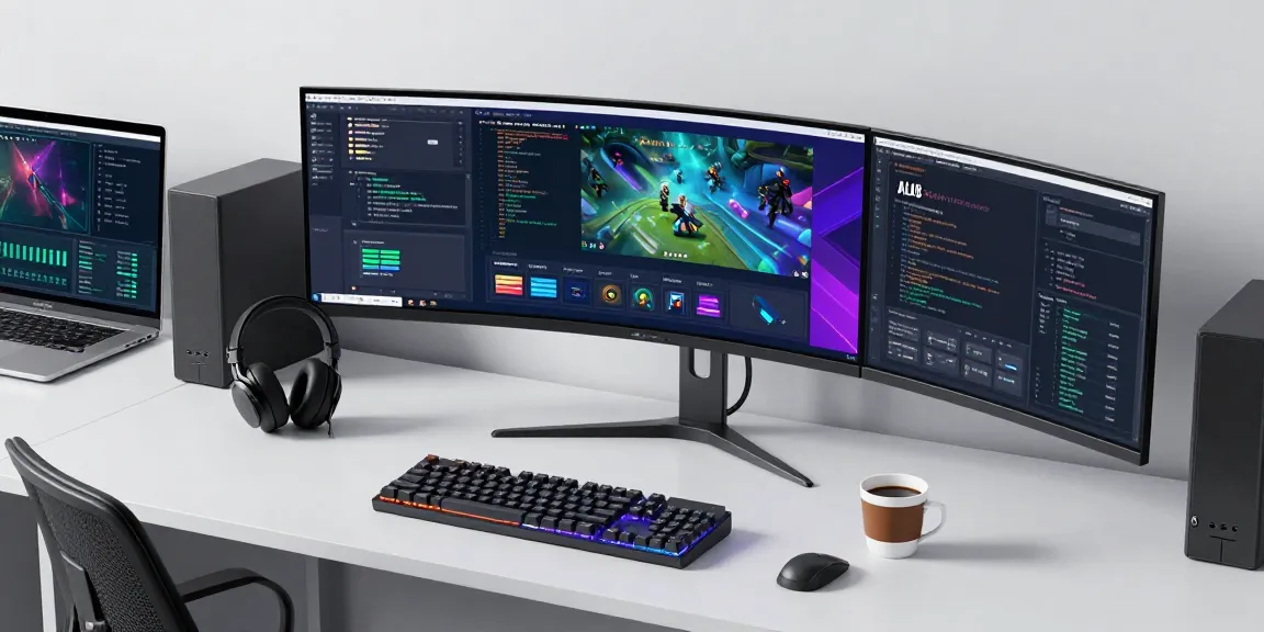 ALO8 online gaming platform technology showcased in a modern developer workspace.