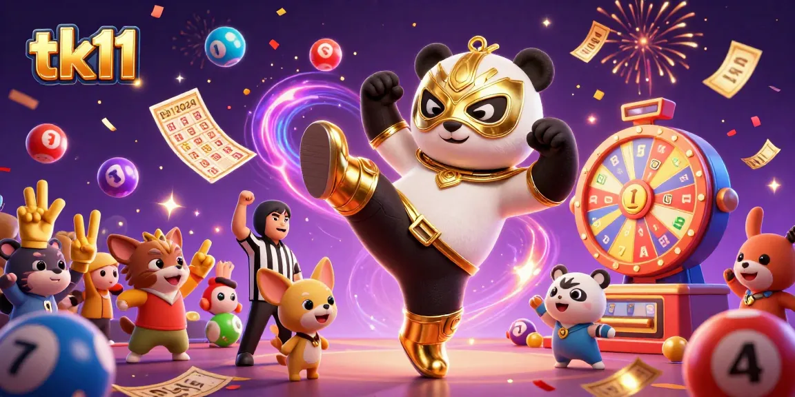 Experience tk11's vibrant gaming atmosphere with lively characters and dynamic action in this engaging illustration.