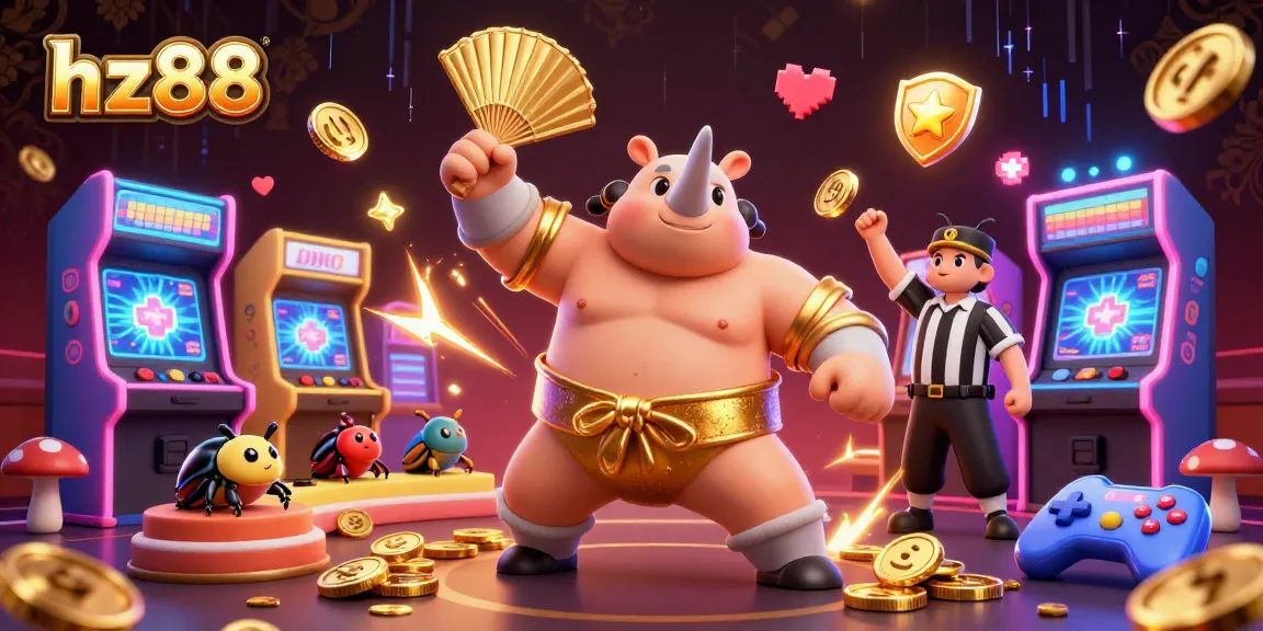 Experience thrilling wins at hz88 with our vibrant casino adventure featuring animated characters.