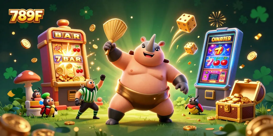 Experience thrilling wins at 789F with dynamic gameplay exploding with golden coins and festive symbols.