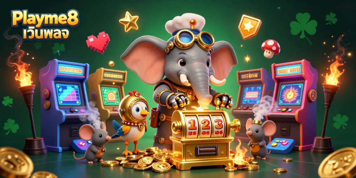 เล่นเกมกับ Playme8 เว็บตรง พร้อมรับรางวัลเต็มจำนวน ไม่มีการหักเปอร์เซ็นต์