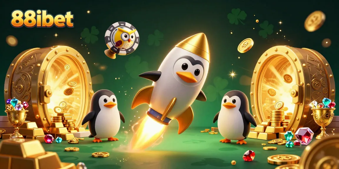 88ibet players experience thrilling adventures in a dynamic casino-themed digital illustration.